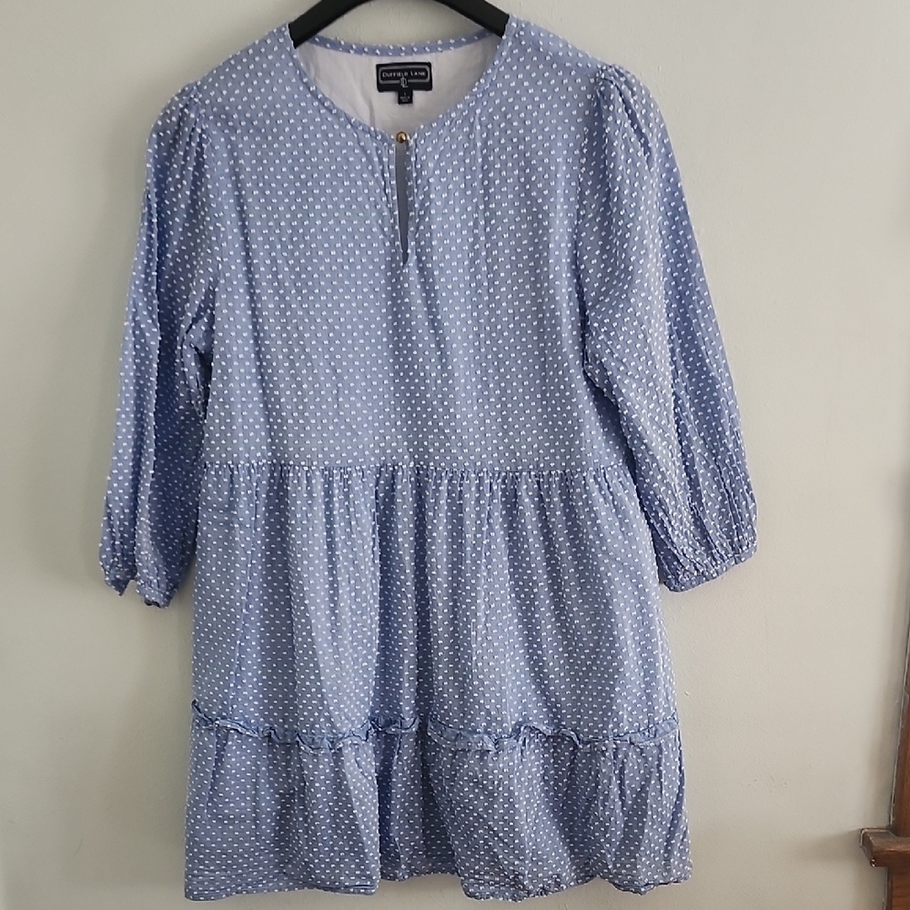Duffield Lane Blue Polka Dot Dress
